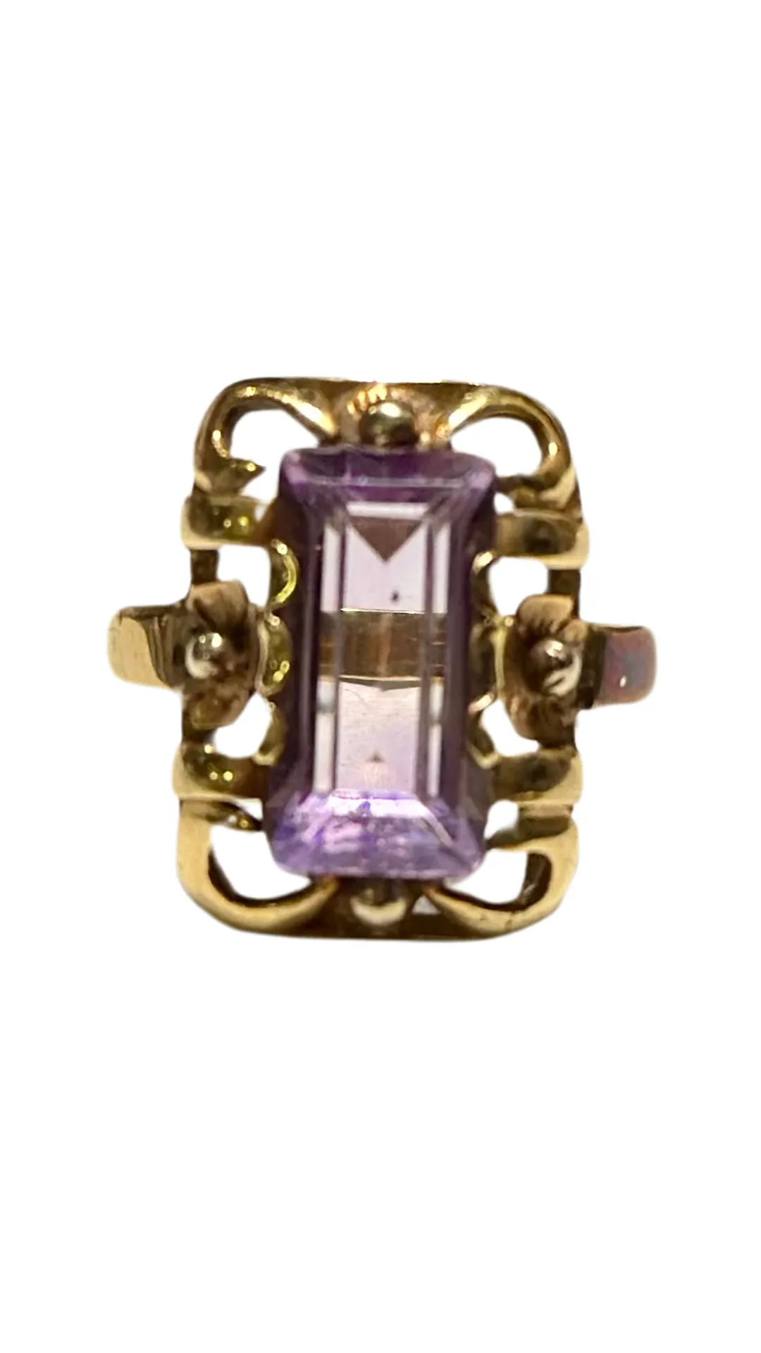 1163 Amethyst Dress Ring