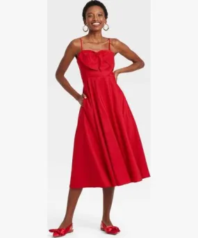 A New Day Women's Bow Midi Dress