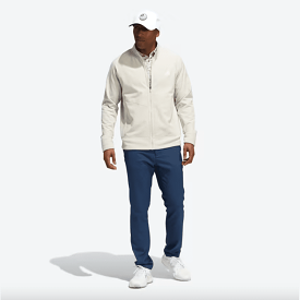 Adidas Beige Statement Full-Zip Jacket