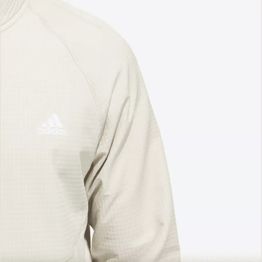 Adidas Beige Statement Full-Zip Jacket