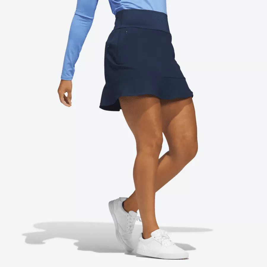 Adidas Ladies Frill Skirt - Navy