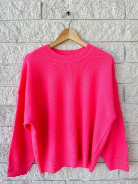 Alfie Sweater - Dayglo Pink