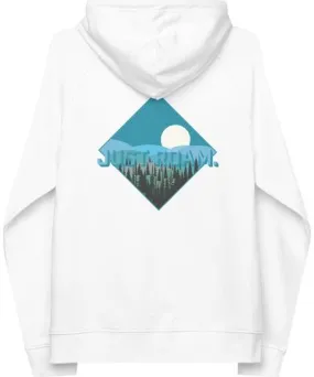 Anchor & Crew White Just Roam. Seeker Organic Cotton Raglan Hoodie