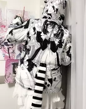 Anime puff jacket coat