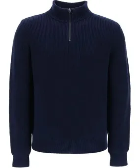 A.P.C. A. P.C. sweater with partial zipper placket