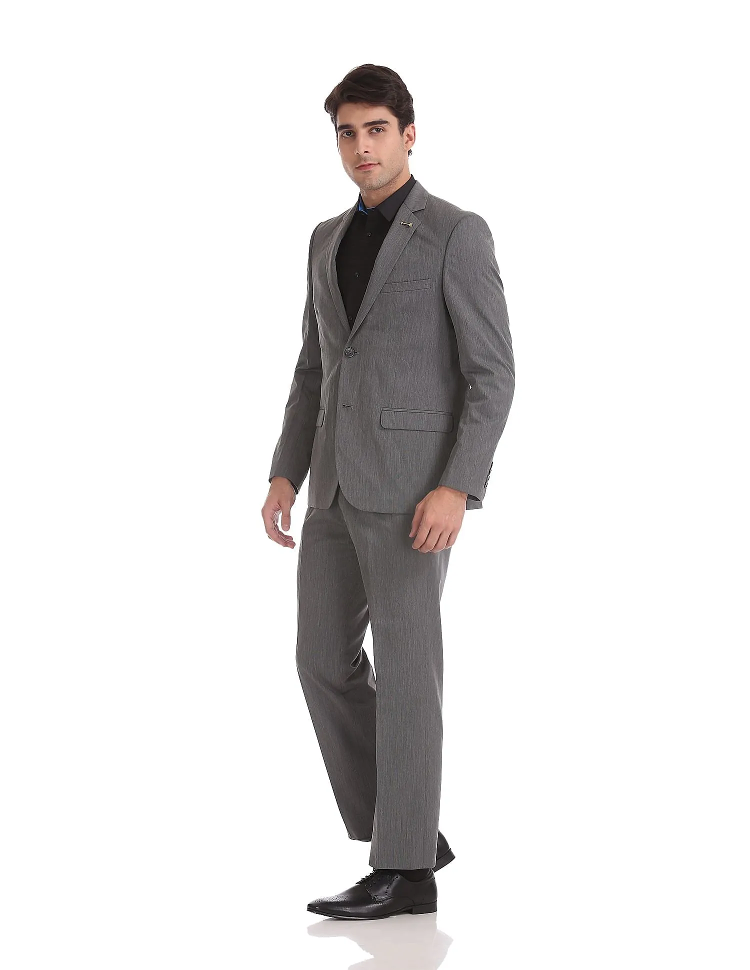 Arrow Body Tailored Regular Fit Two Piece Suit With Autoflex Trouser