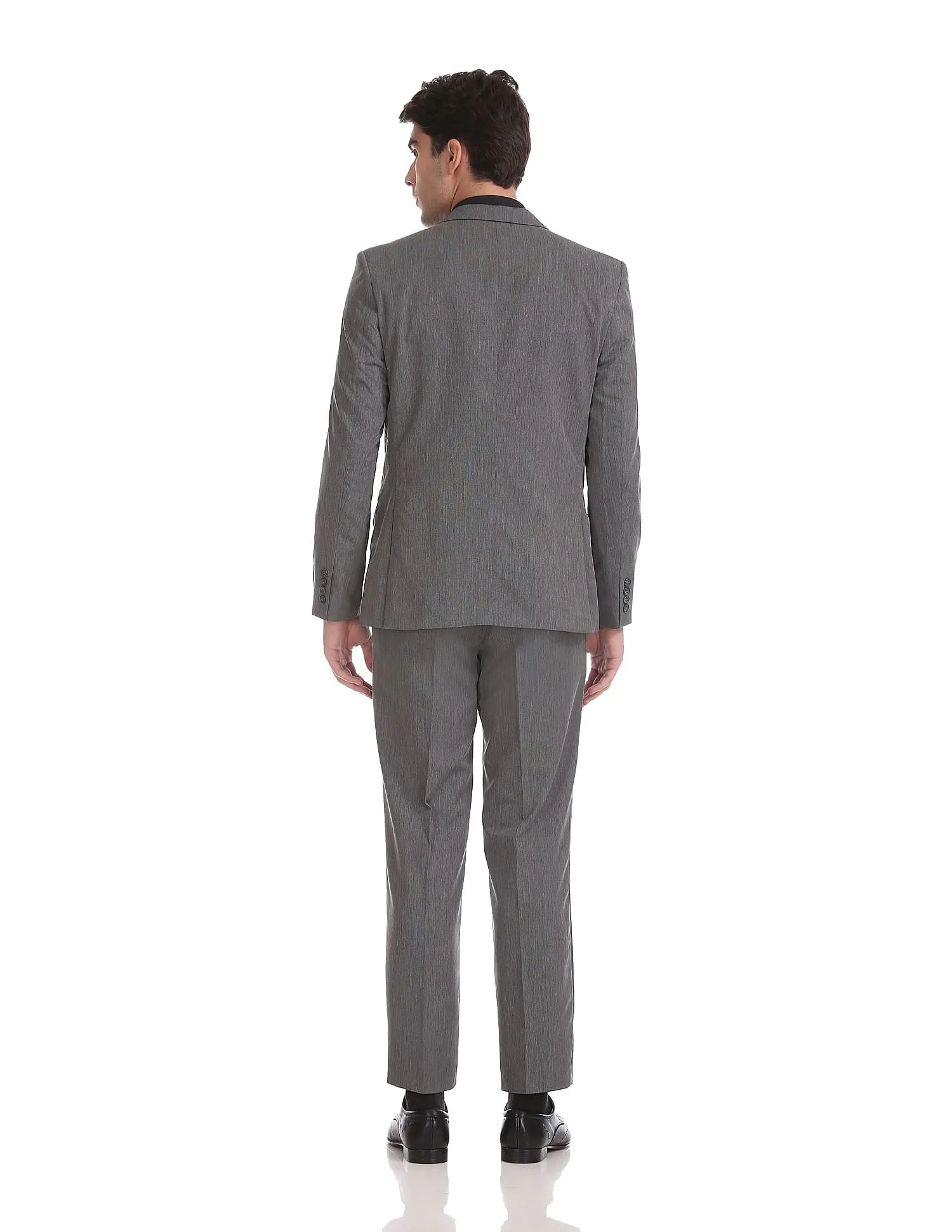 Arrow Body Tailored Regular Fit Two Piece Suit With Autoflex Trouser