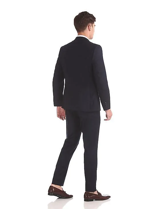 Arrow Newyork Zero Calorie Slim Fit Solid Two Piece Suit