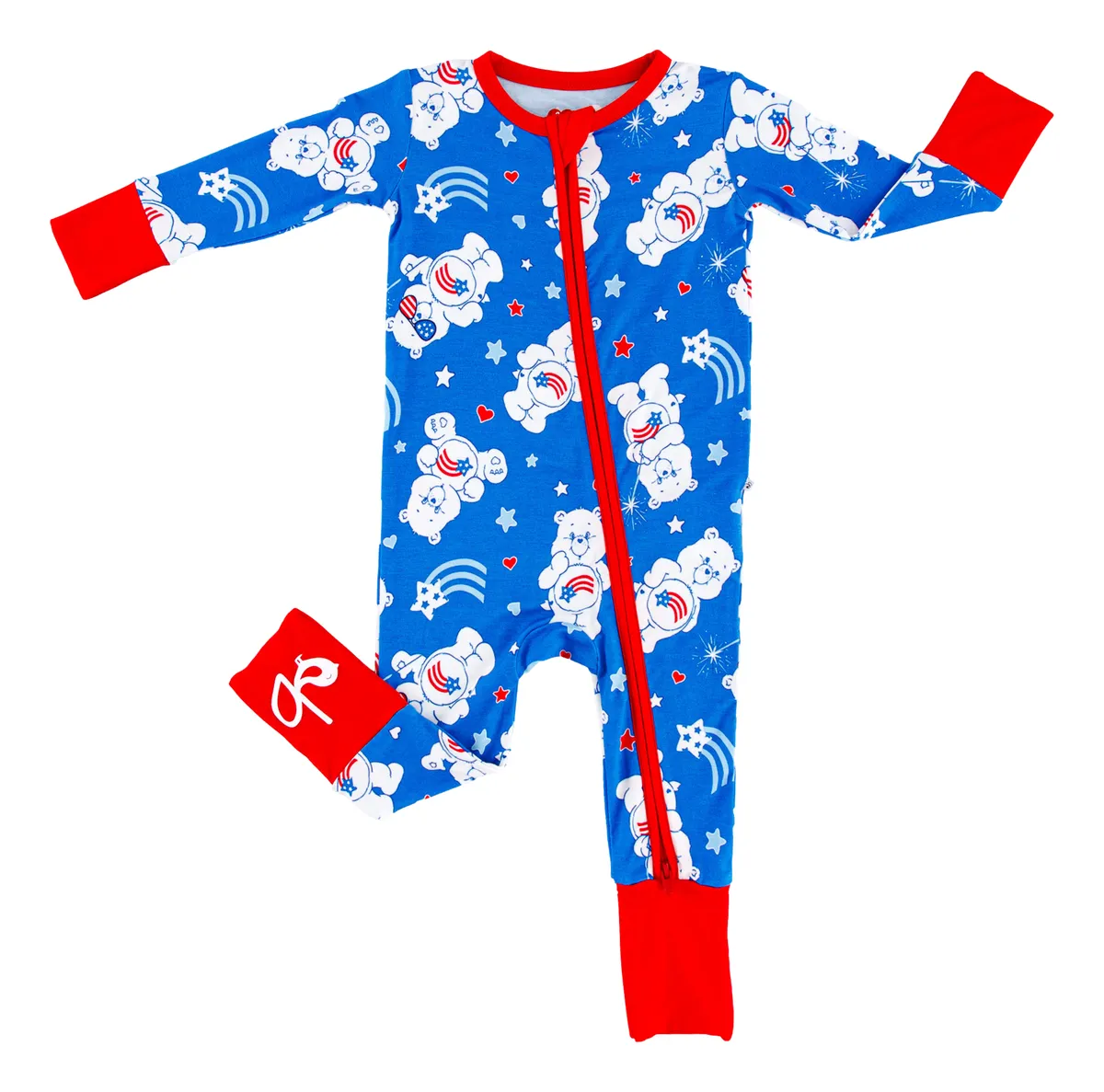 Birdie Bean Care Bears America Cares Bamboo Viscose Convertible Romper