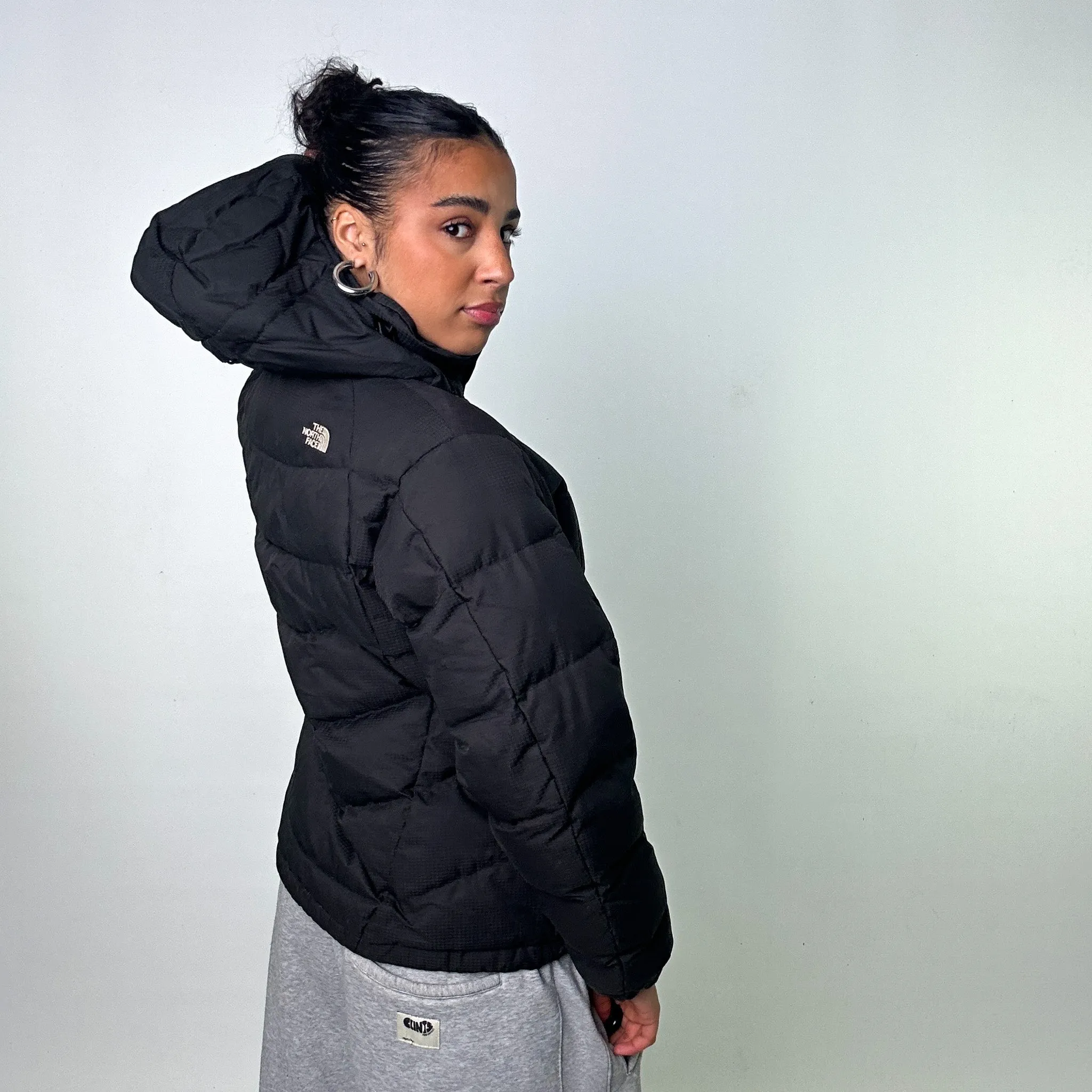 Black The North Face Nuptse 600 Puffer Jacket Coat (L)