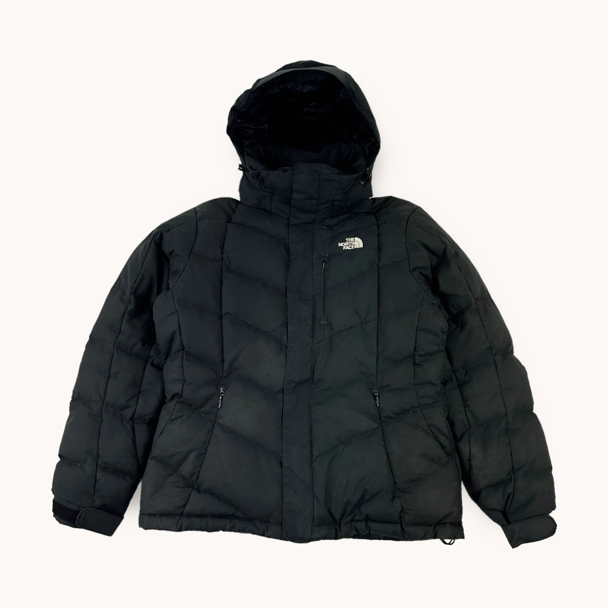 Black The North Face Nuptse 600 Puffer Jacket Coat (L)