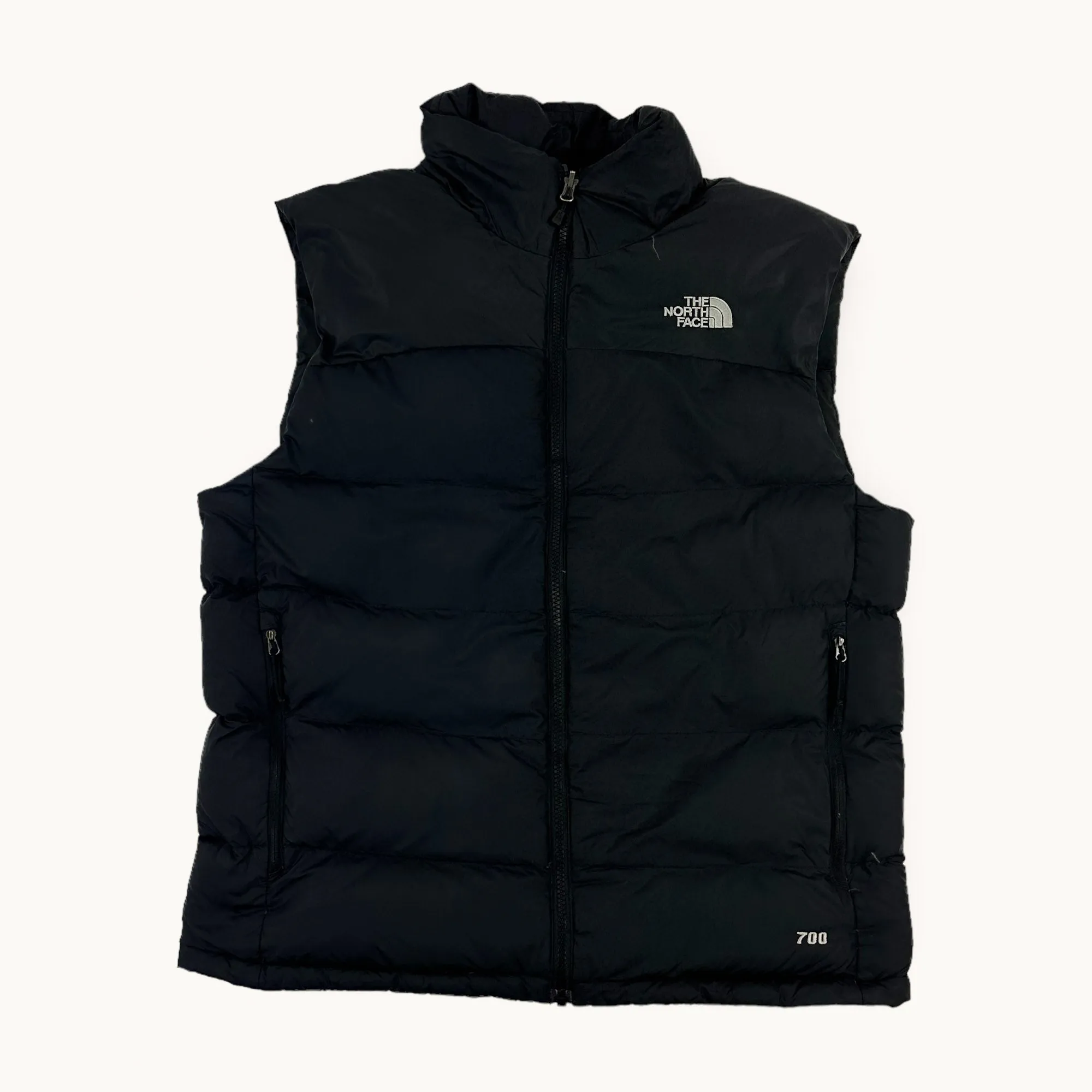 Black The North Face Nuptse 700 Puffer Jacket Coat Gilet (M)