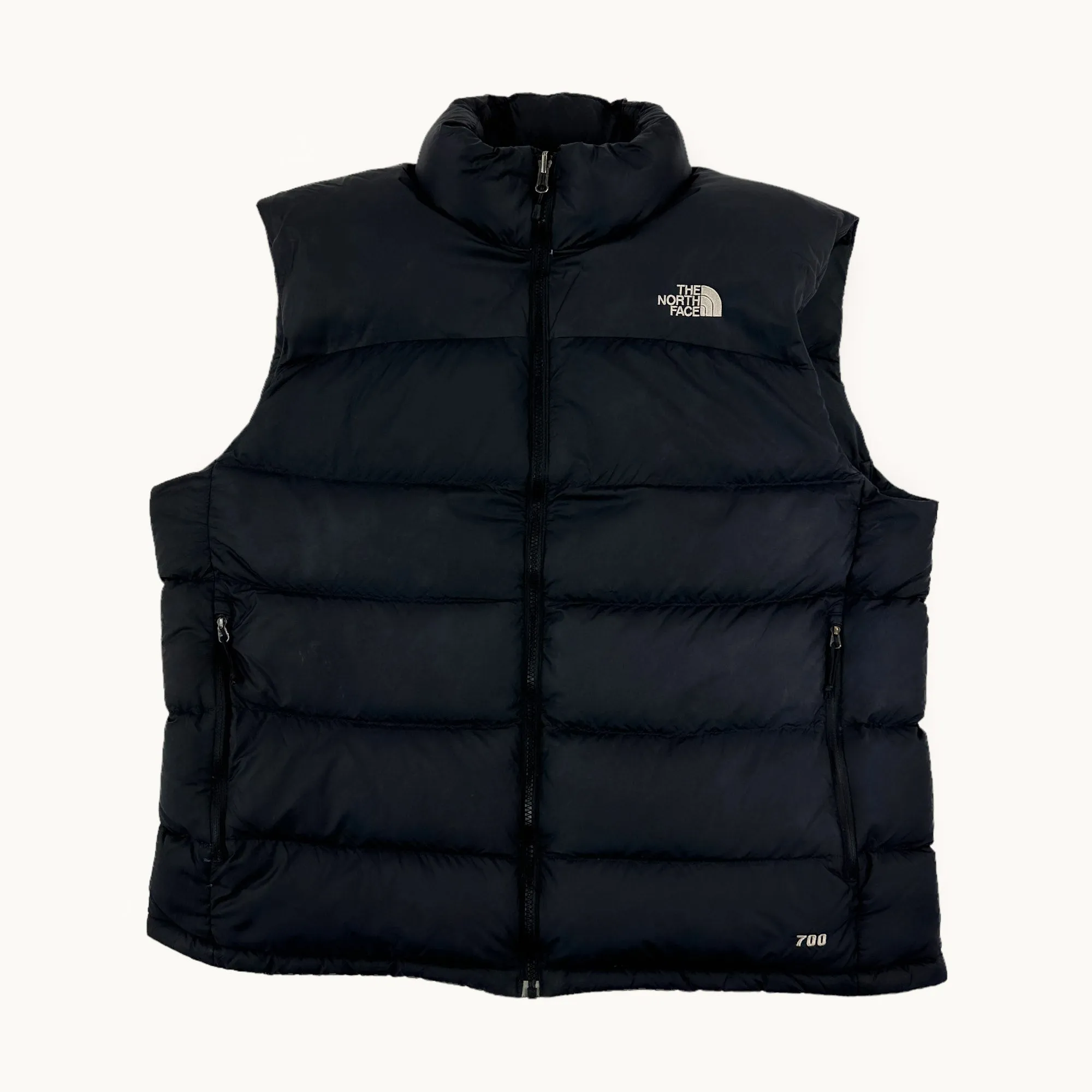 Black The North Face Nuptse 700 Puffer Jacket Coat Gilet (XL)