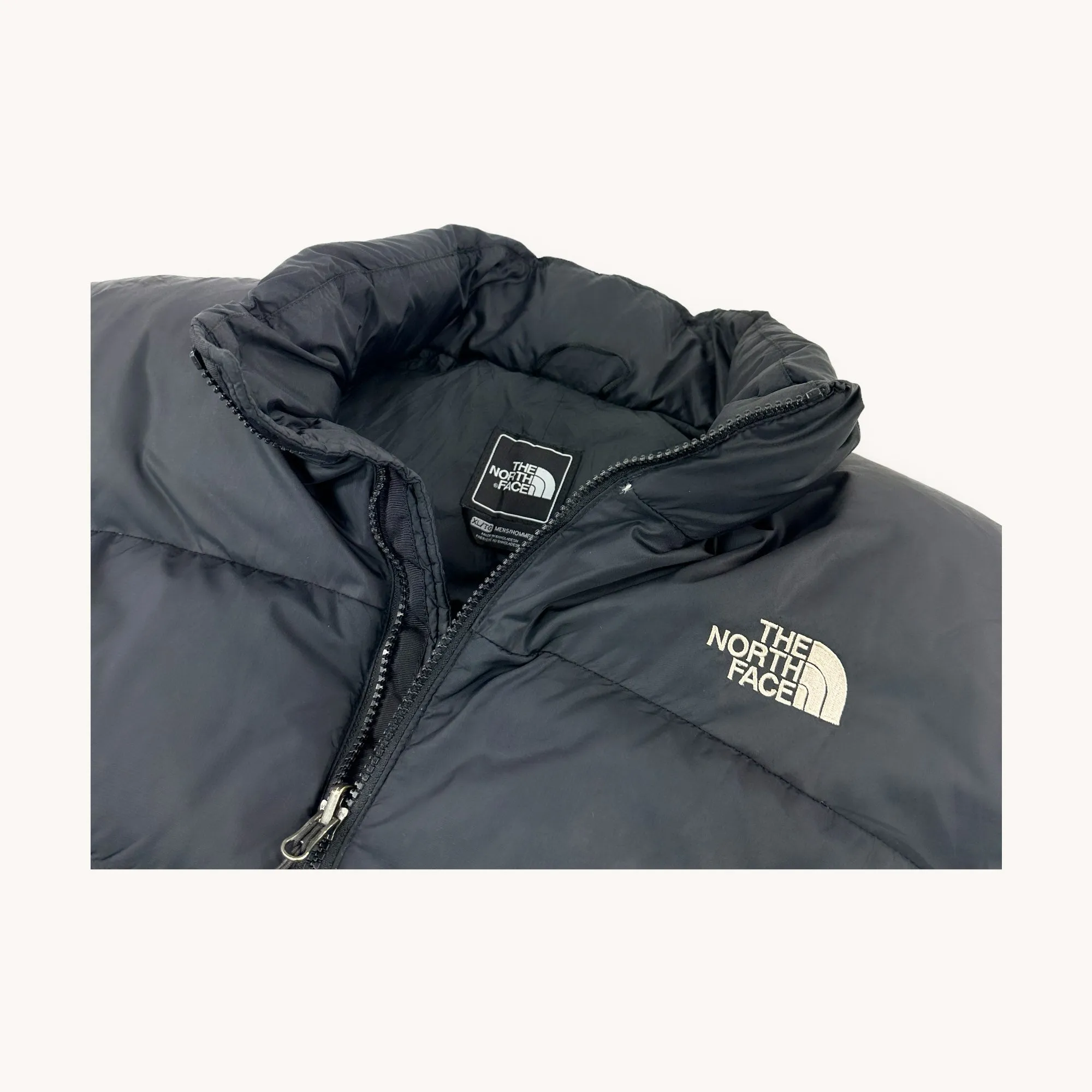 Black The North Face Nuptse 700 Puffer Jacket Coat Gilet (XL)