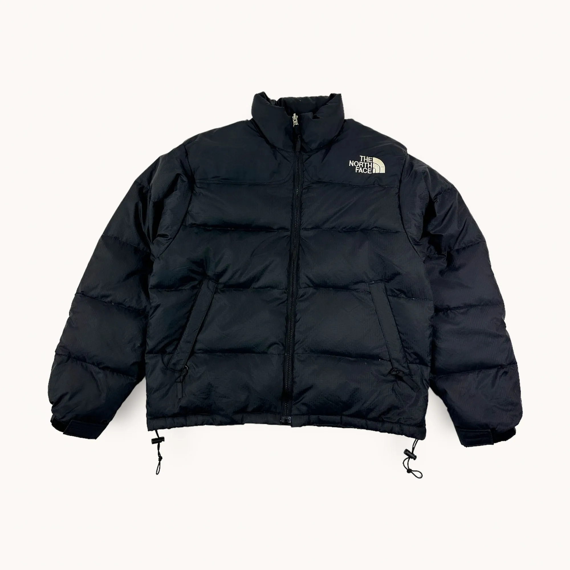 Black The North Face Nuptse 700 Puffer Jacket Coat (M)