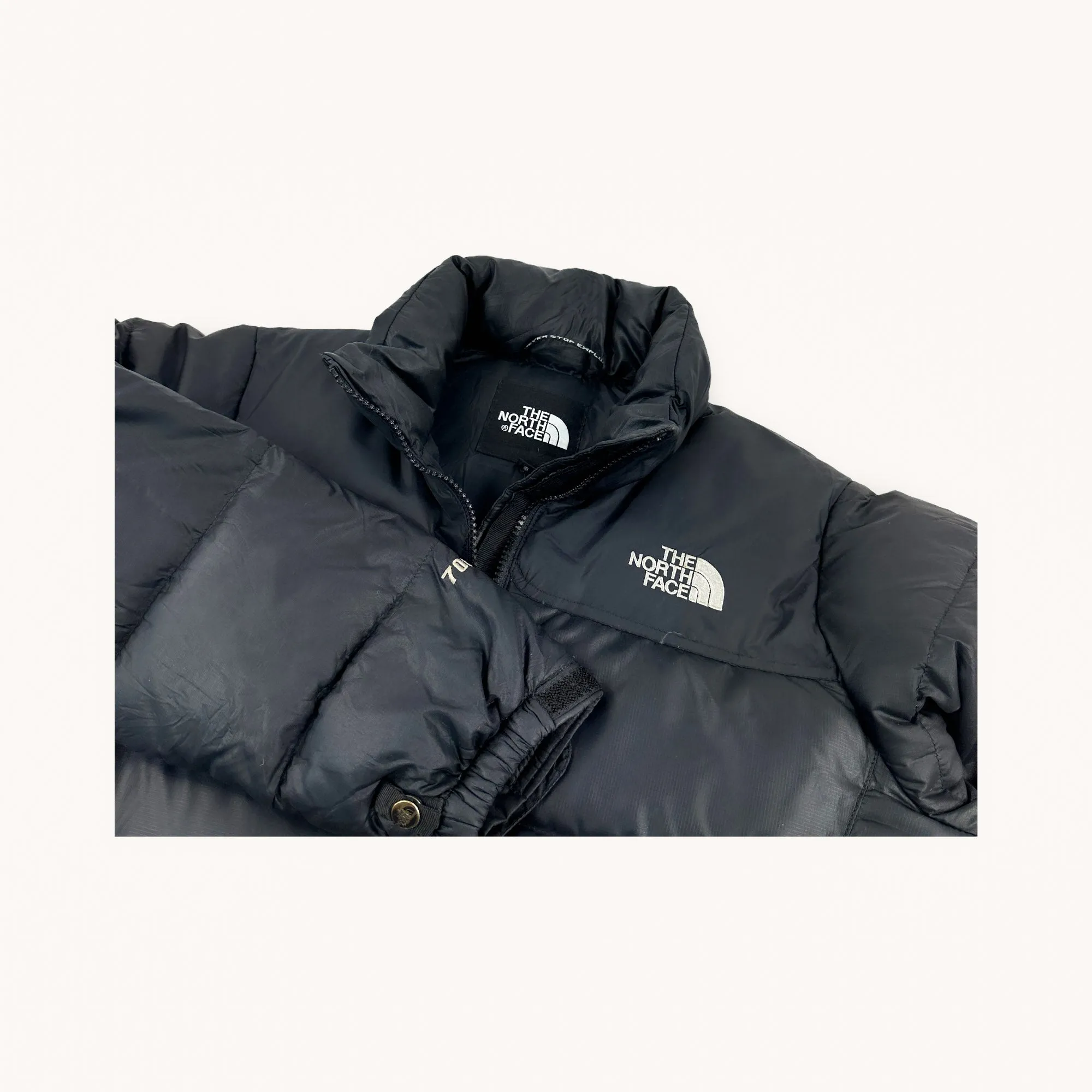 Black The North Face Nuptse 700 Puffer Jacket Coat (S)