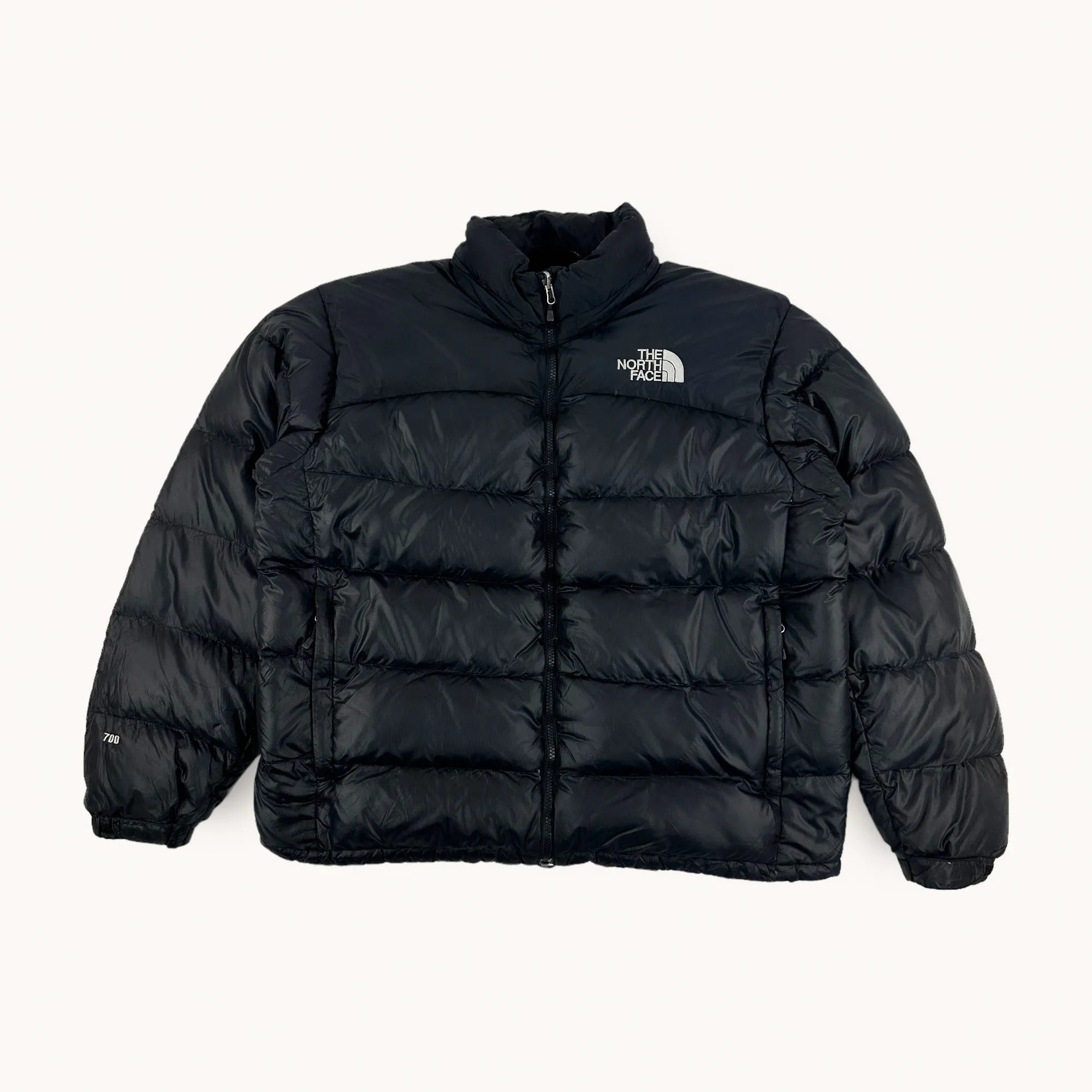 Black The North Face Nuptse 700 Puffer Jacket Coat (XL)