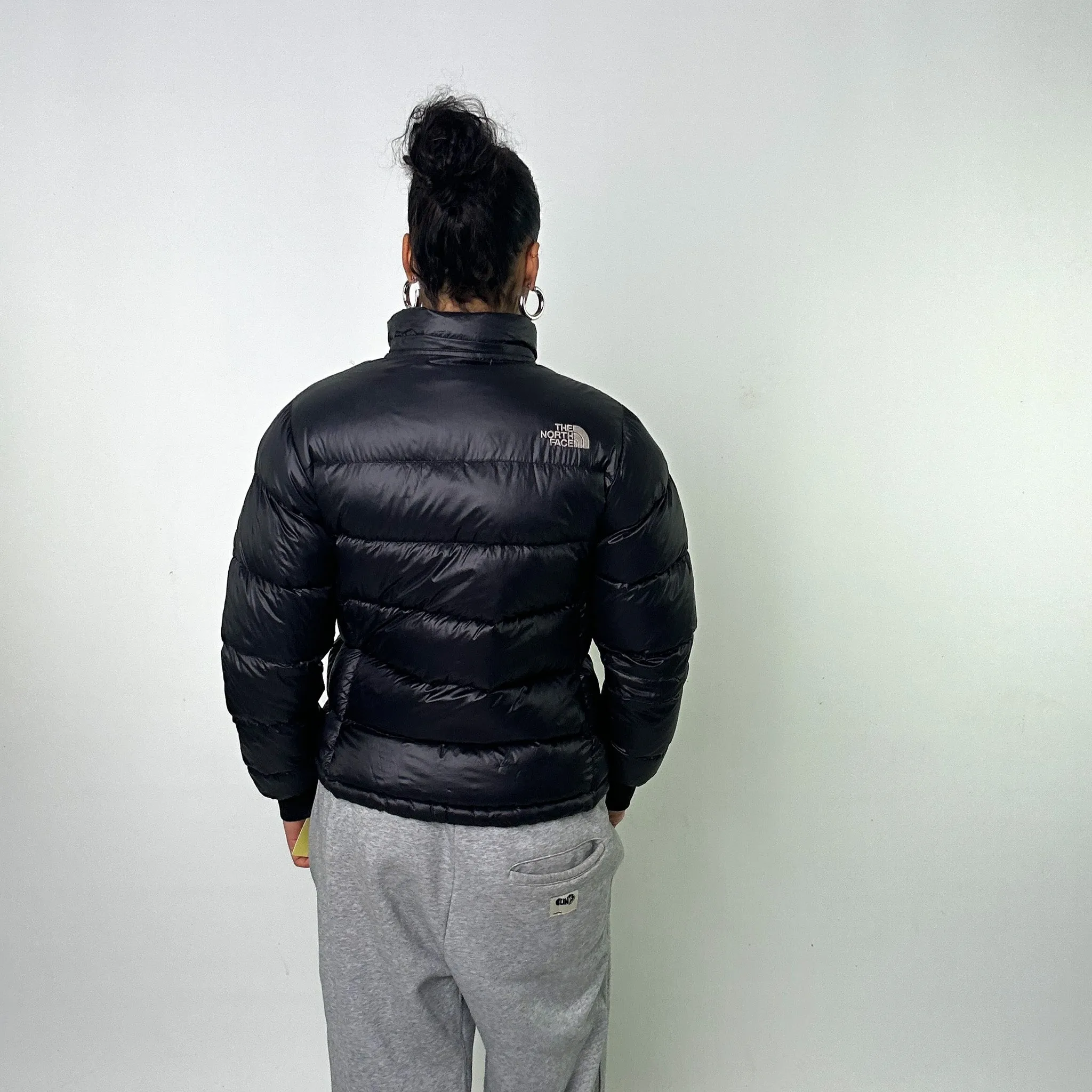 Black The North Face Nuptse 800 Puffer Jacket Coat (L)