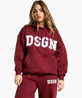 boohoo Womens Petite Oversized Dsgn Studio Hoodie