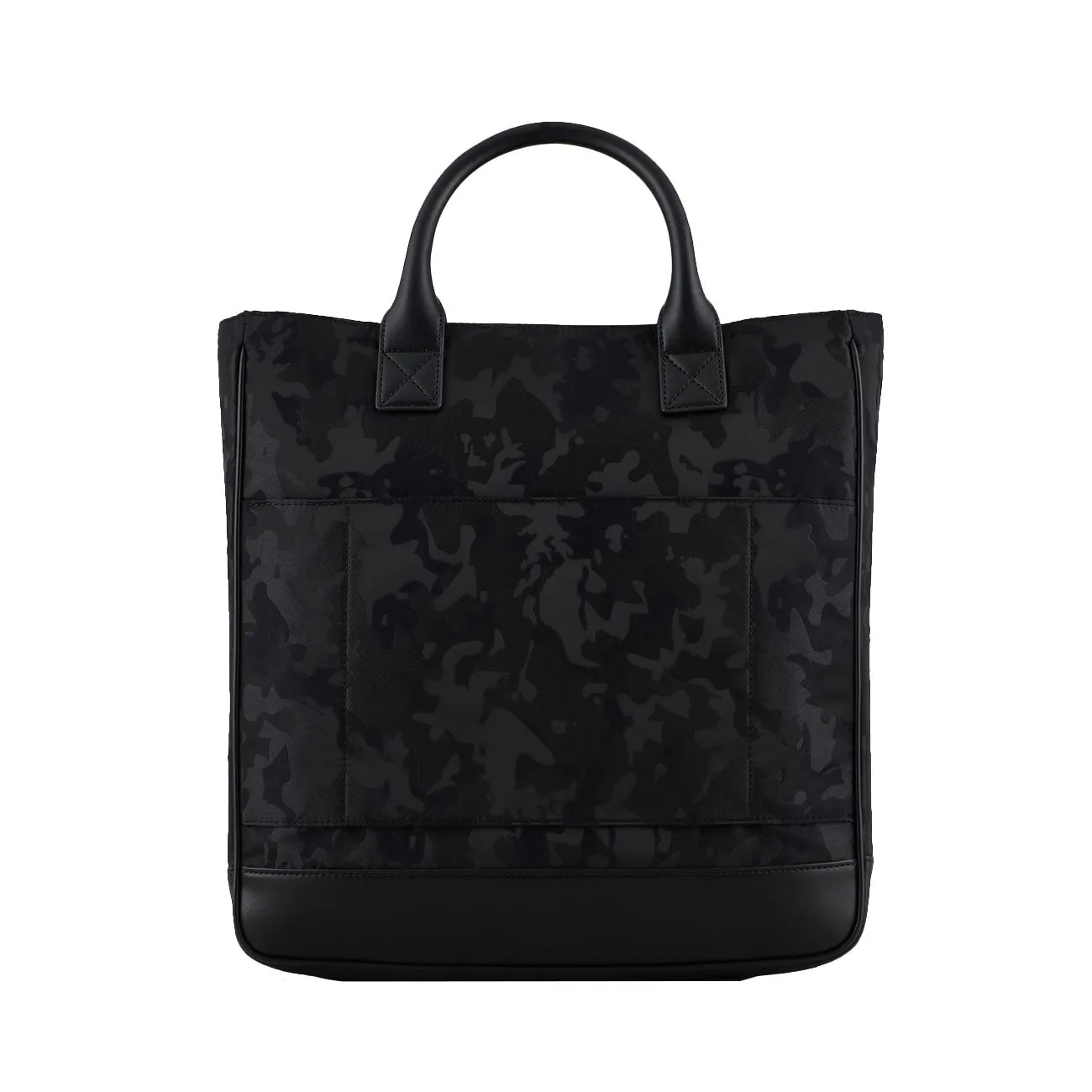 BORSA TOTE JACQUARD Uomo Black Black Camouflage