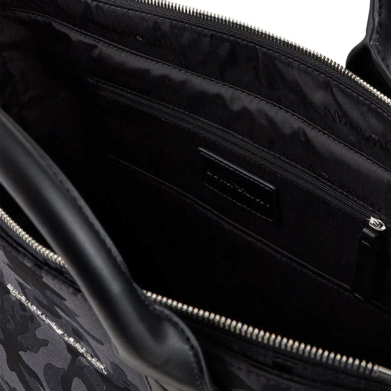 BORSA TOTE JACQUARD Uomo Black Black Camouflage