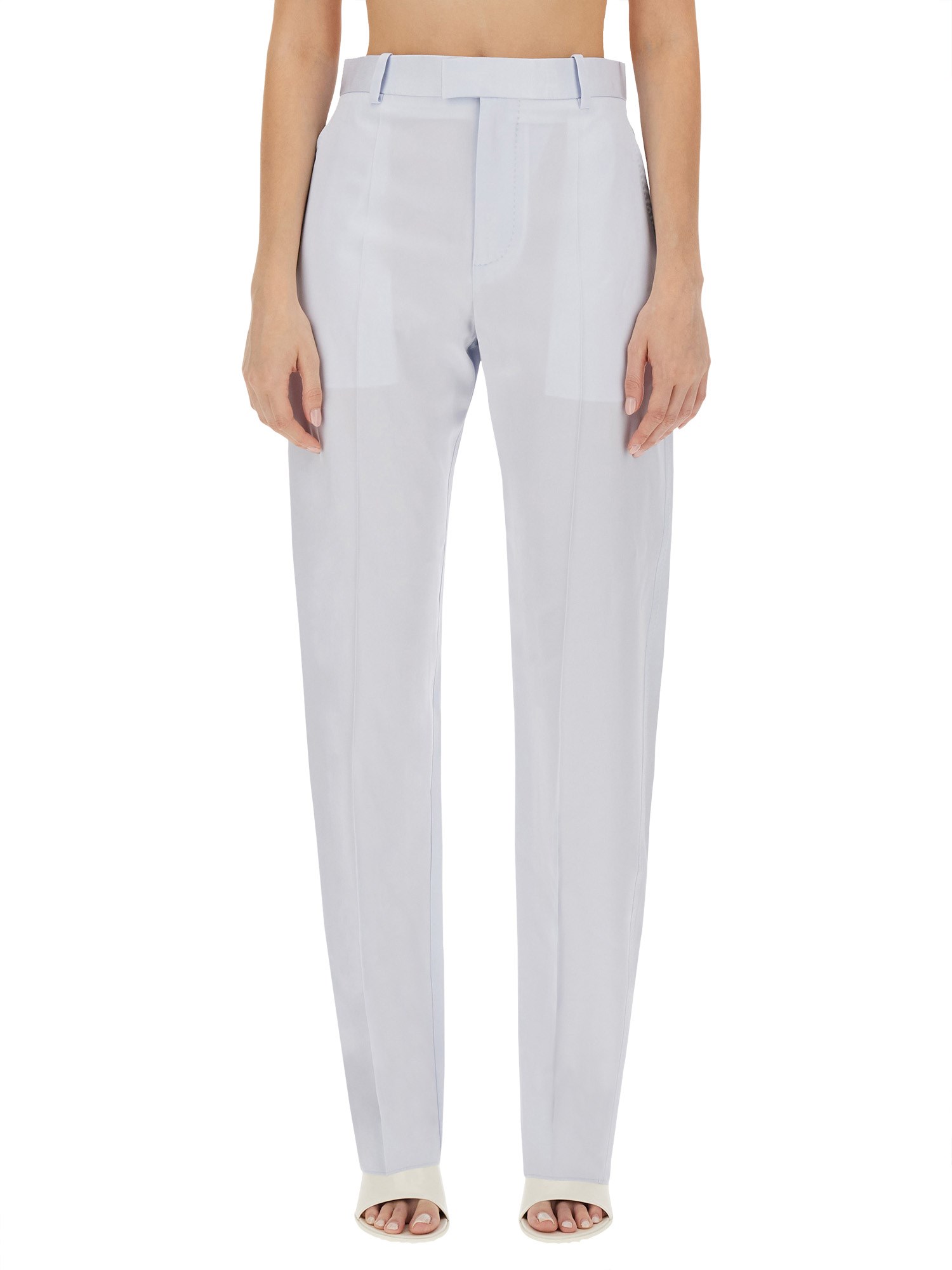 BOTTEGA VENETA    STRAIGHT-CUT PANTS IN VISCOSE TWILL