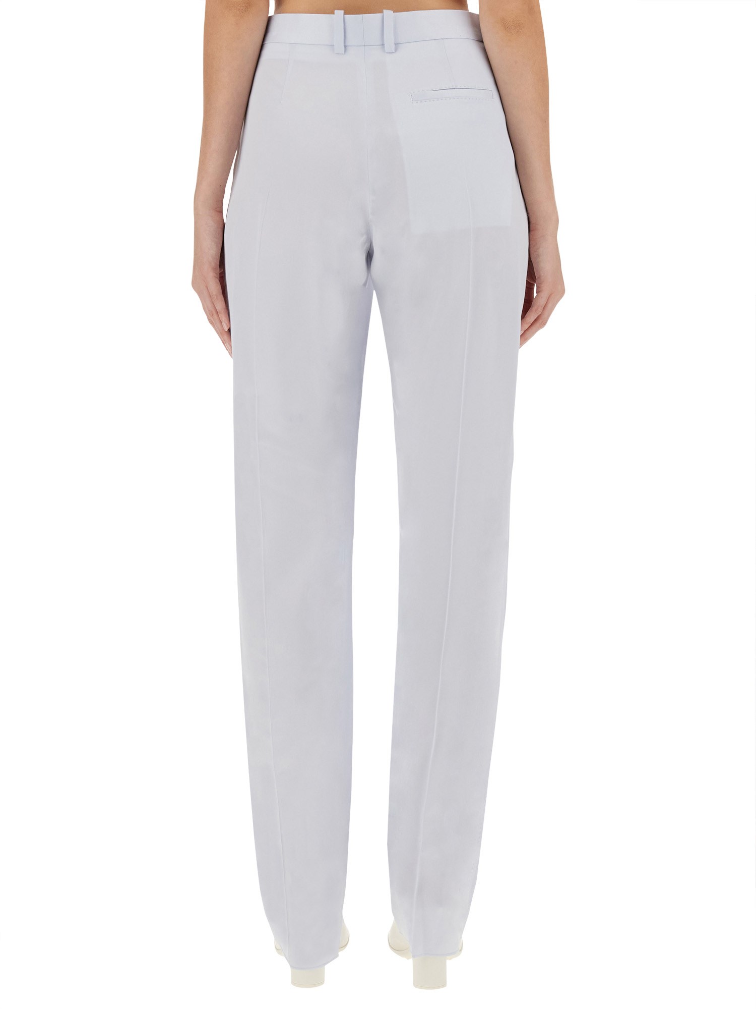 BOTTEGA VENETA    STRAIGHT-CUT PANTS IN VISCOSE TWILL