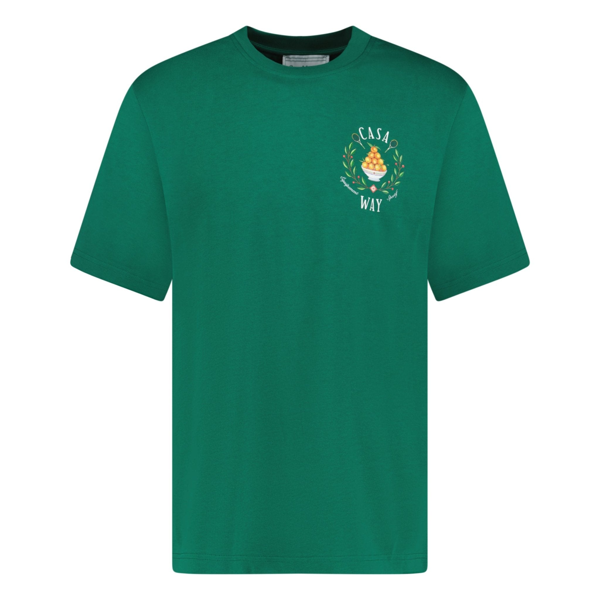 CASABLANCA CASA WAY T-SHIRT GREEN