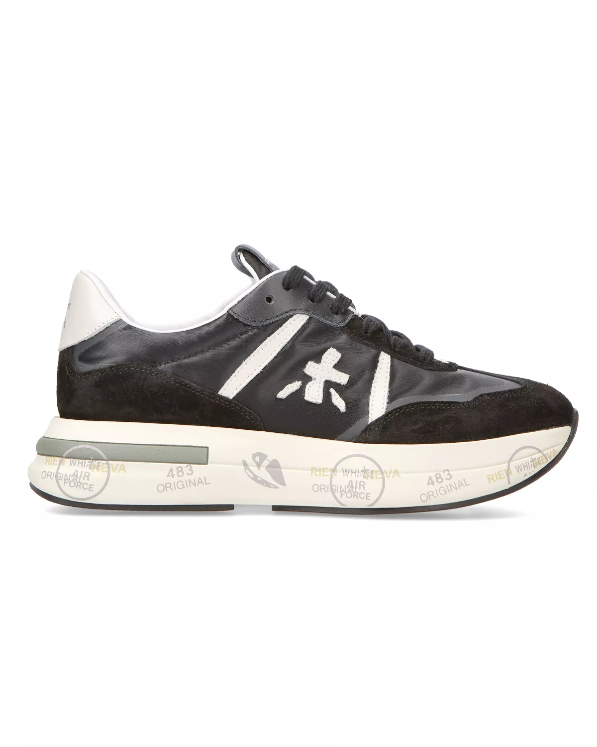 Cassie Sneaker 6471 (Black/White)