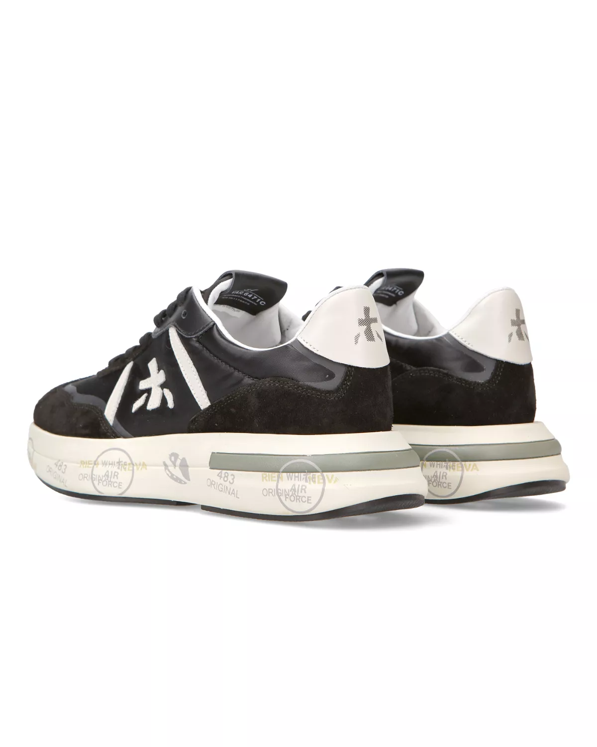 Cassie Sneaker 6471 (Black/White)