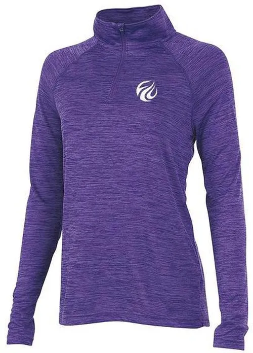 Charles River Ladies Space Dye Performance Pullover