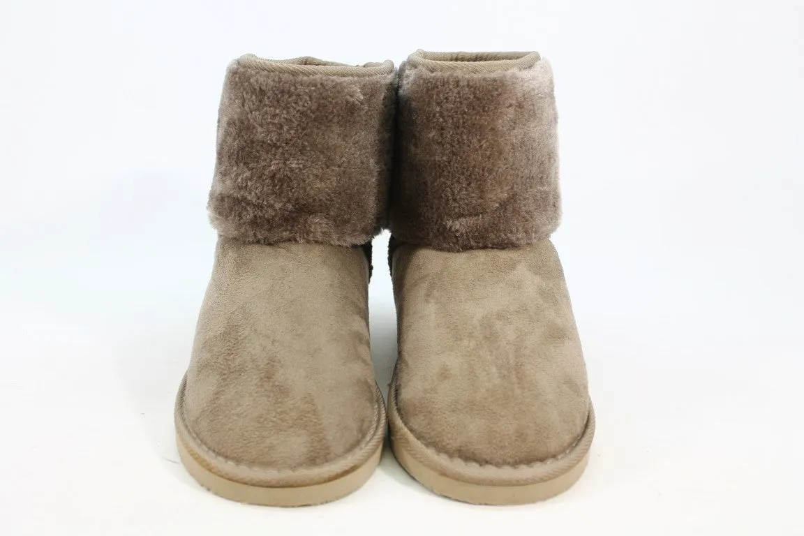 Charlotte Russe 253697 Women's Light Taupe Boots 9M(ZAP17857)