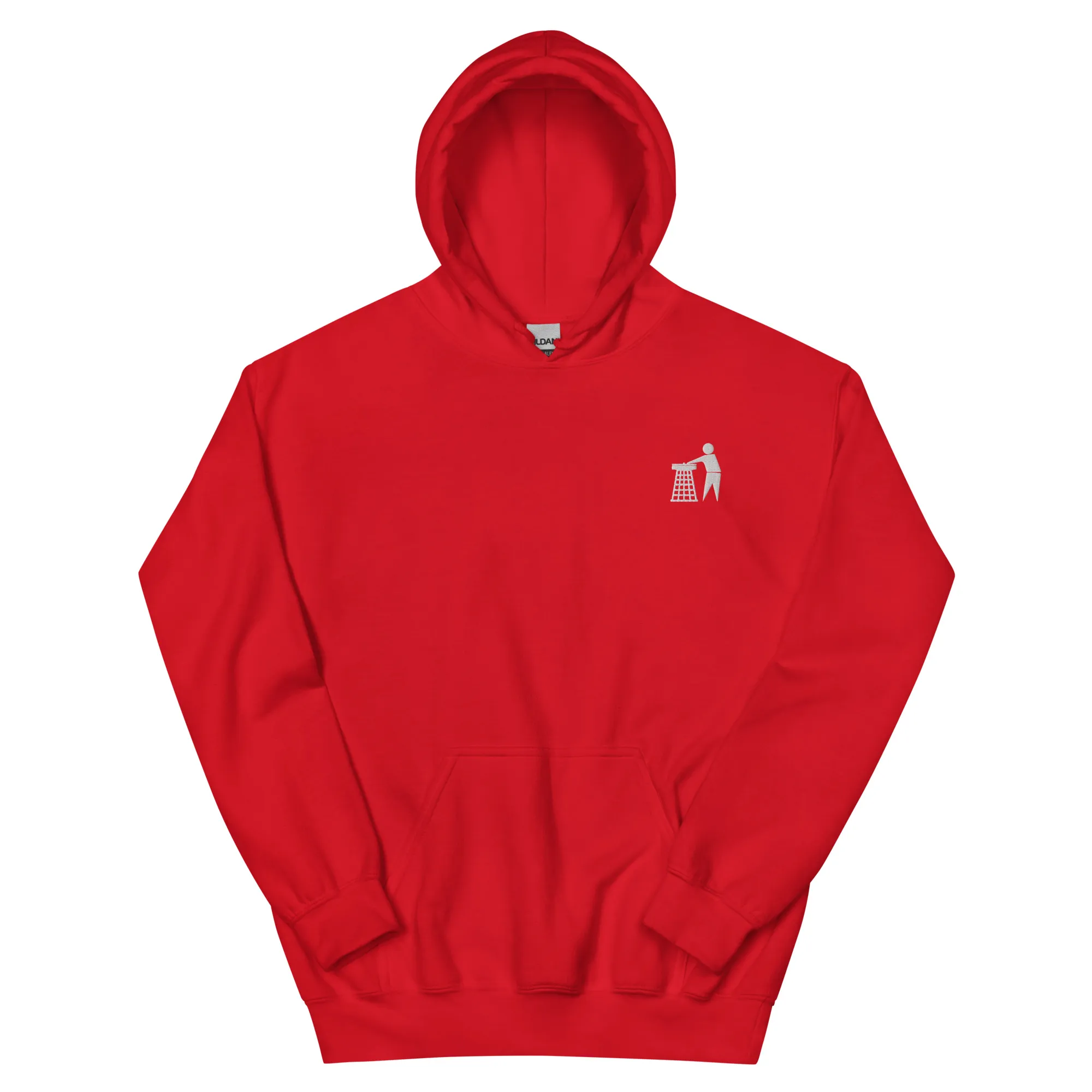 Classic Tidy Logo Hoodie (White embroidered)