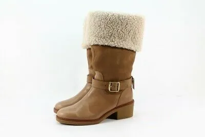 Coach Parka Women's Camel/Natural Cold-Weather Boots 8M (ZAP3980)