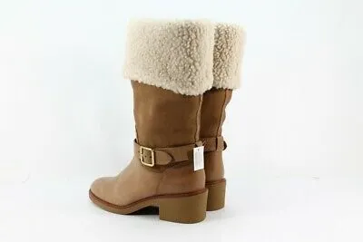 Coach Parka Women's Camel/Natural Cold-Weather Boots 8M (ZAP3980)