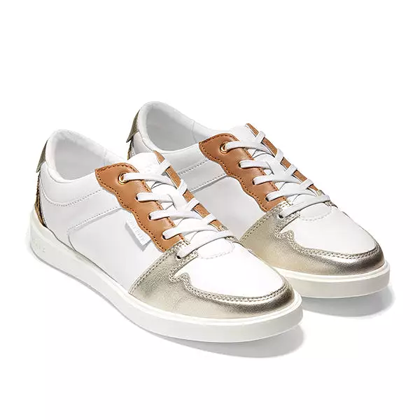 Cole Haan     Grand Crosscourt Modern Tennis Sneaker White Leopard