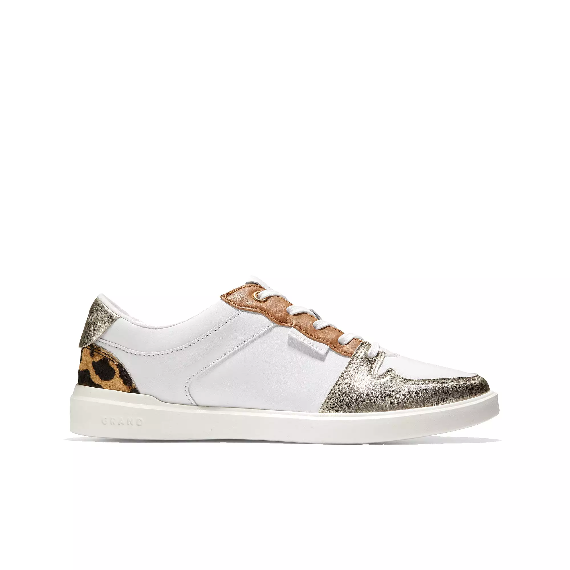 Cole Haan     Grand Crosscourt Modern Tennis Sneaker White Leopard