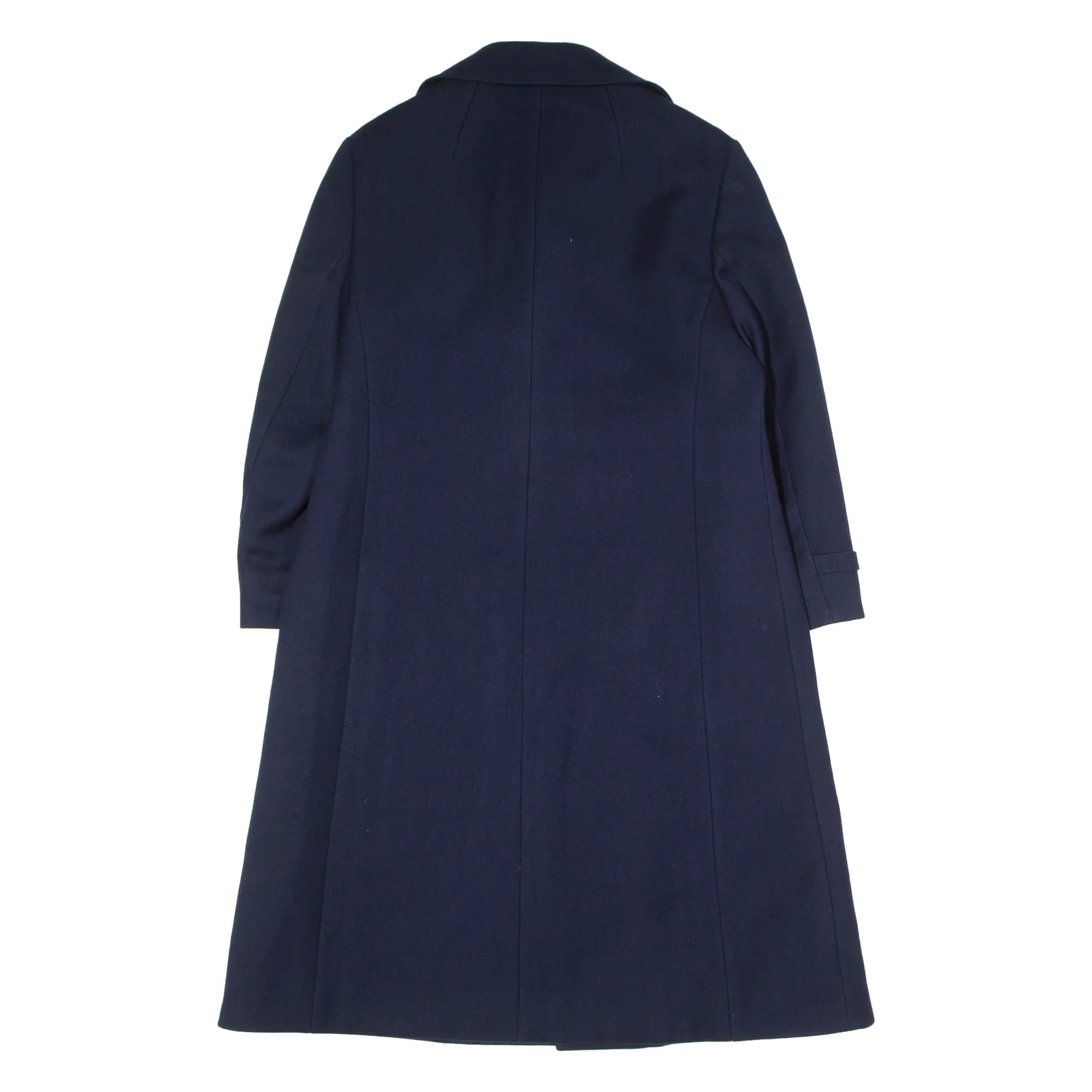 CREATION EXQUISITE Womens Trench Coat Blue Wool UK 14