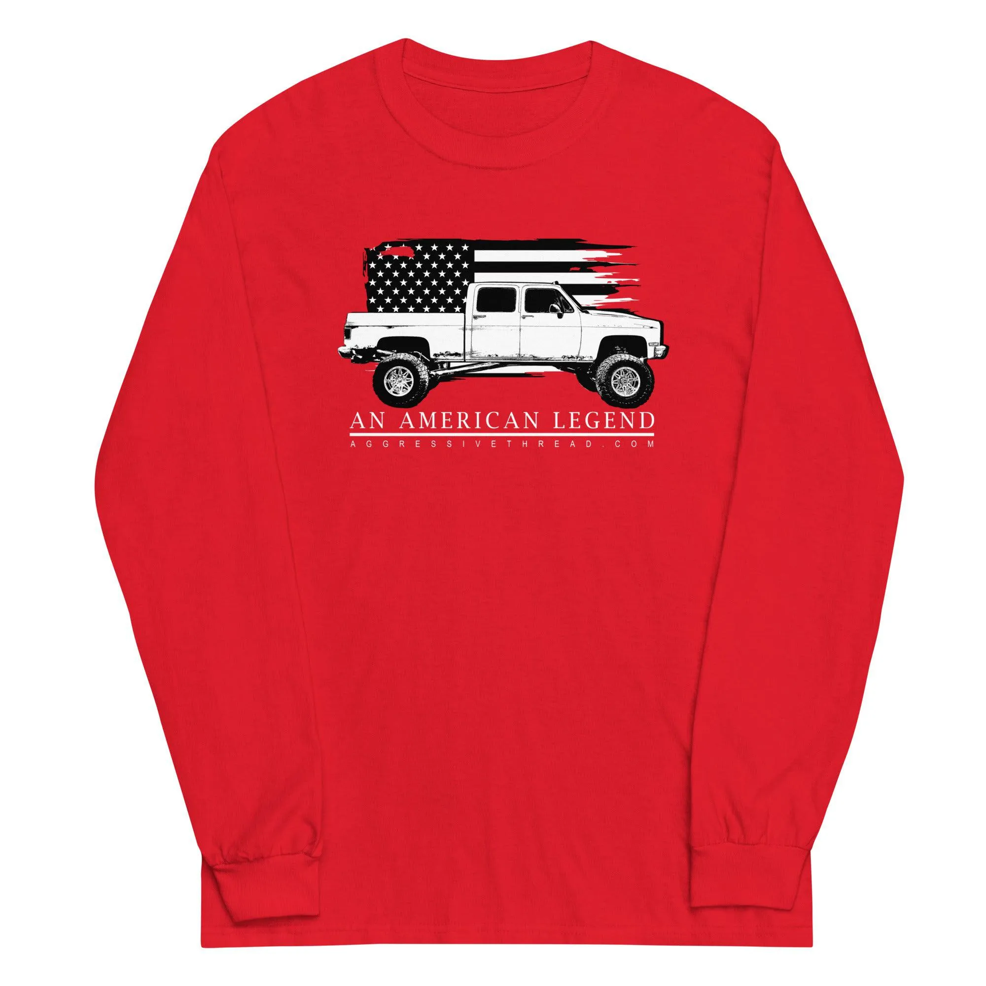 Crew Cab Square Body Truck Long Sleeve T-Shirt