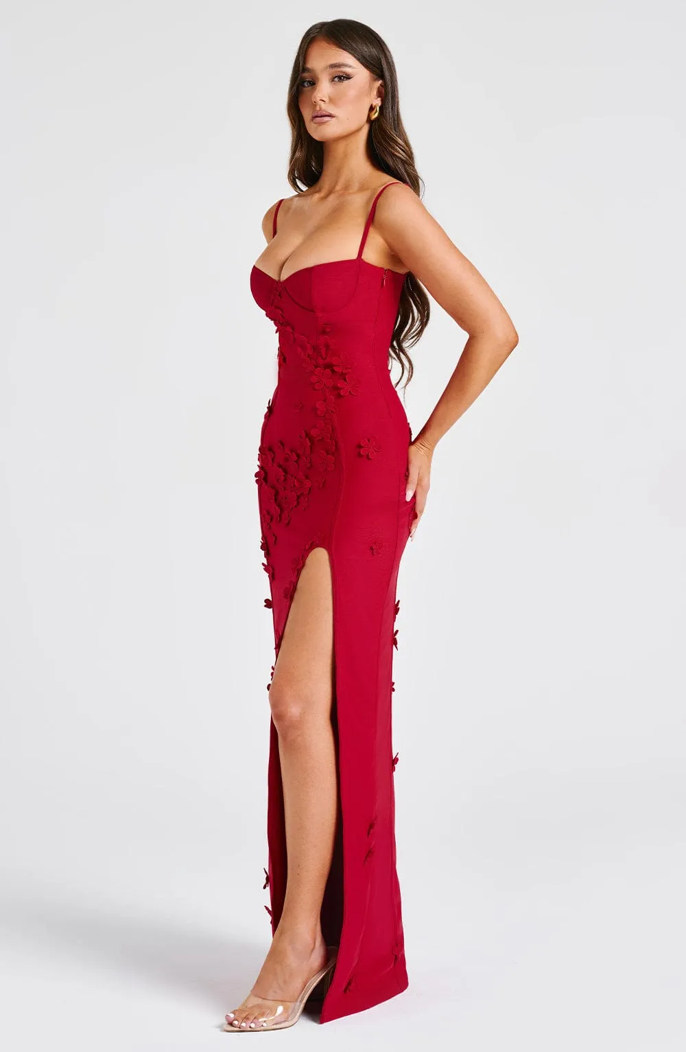 Dalary Maxi Dress - Red