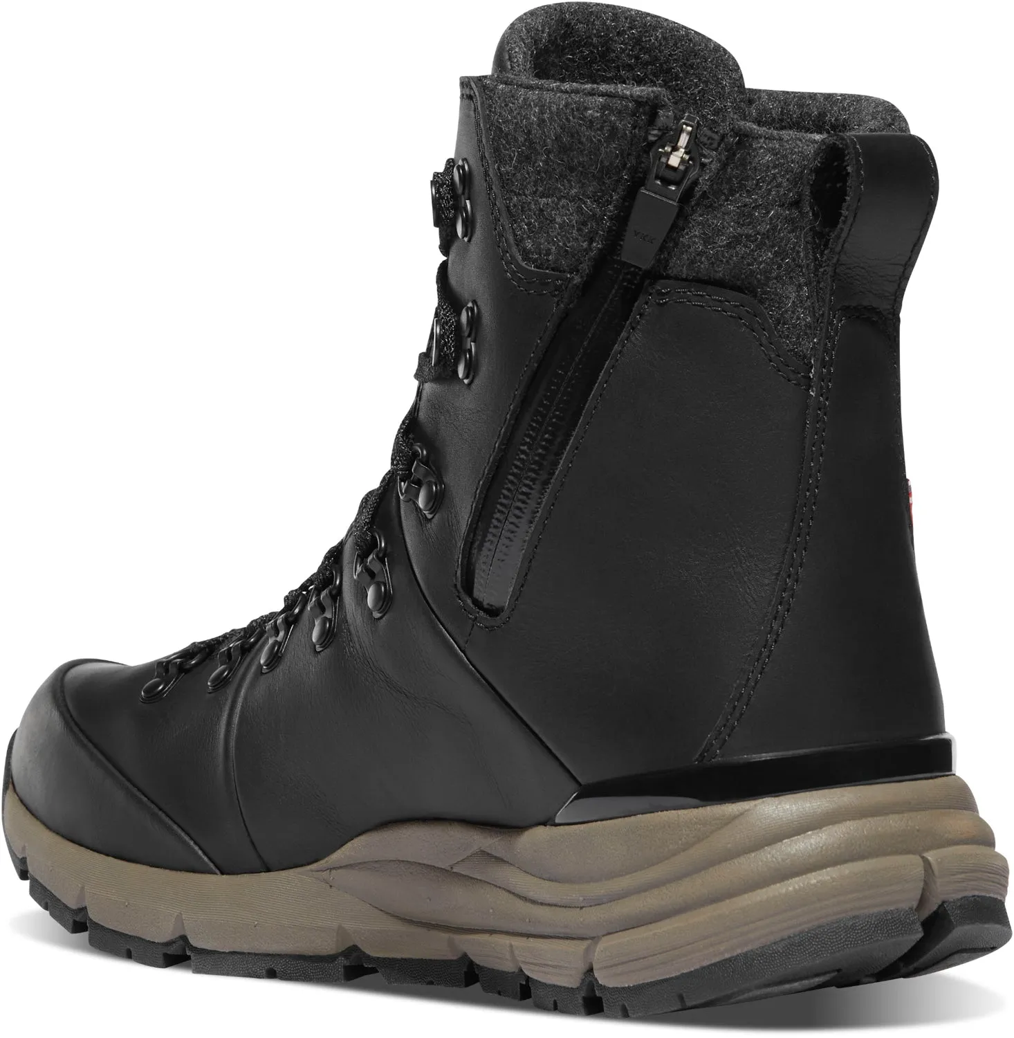 Danner Mens Arctic 600 Side-Zip 7in FG 200G Jet Black/Mojave Hiking Boots