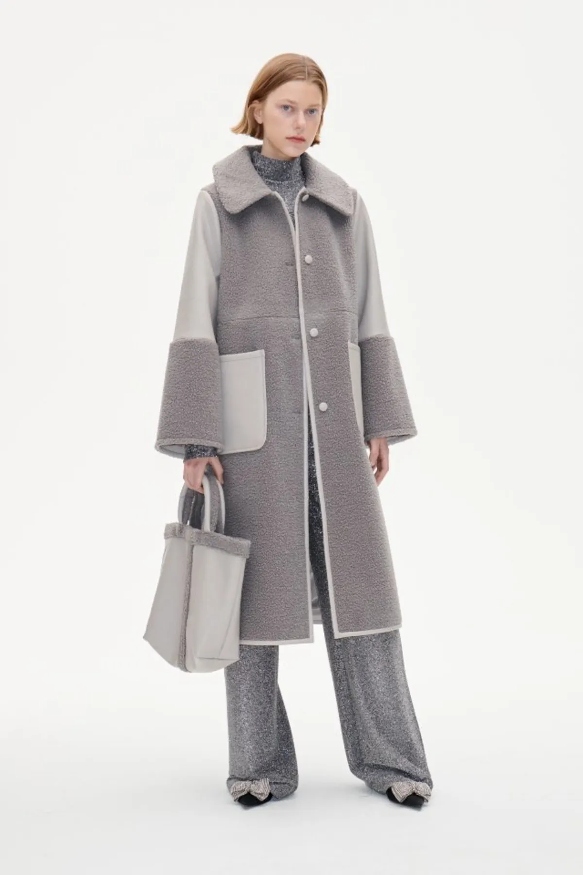 Dea Coat - Opal Grey