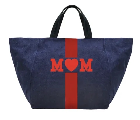 Denim Large Tote