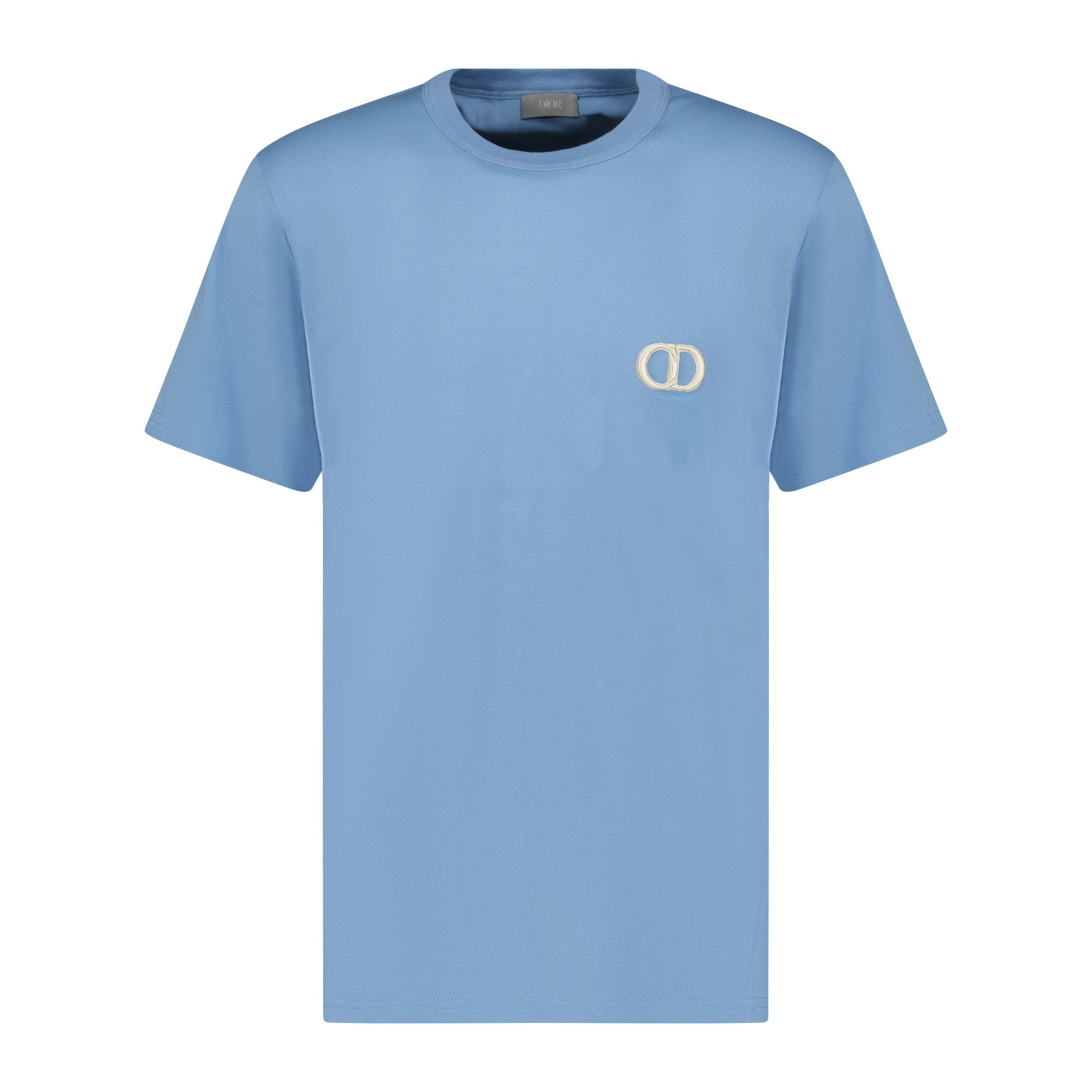 DIOR  'CD ICON' LOGO T-SHIRT BLUE