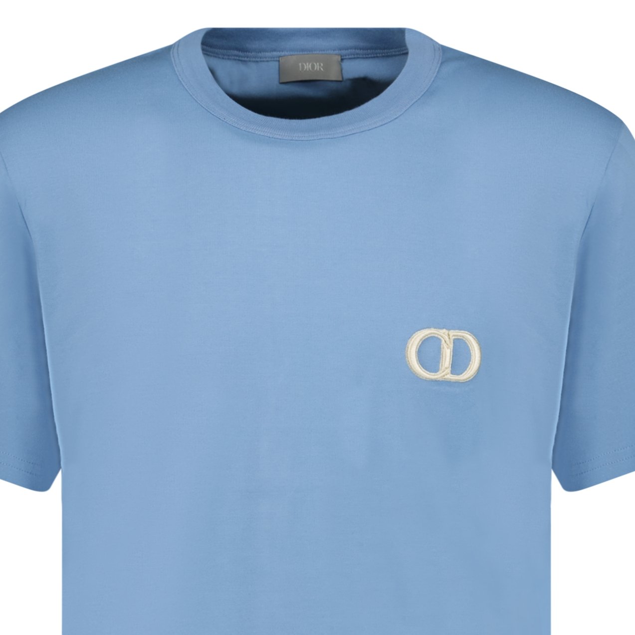 DIOR  'CD ICON' LOGO T-SHIRT BLUE