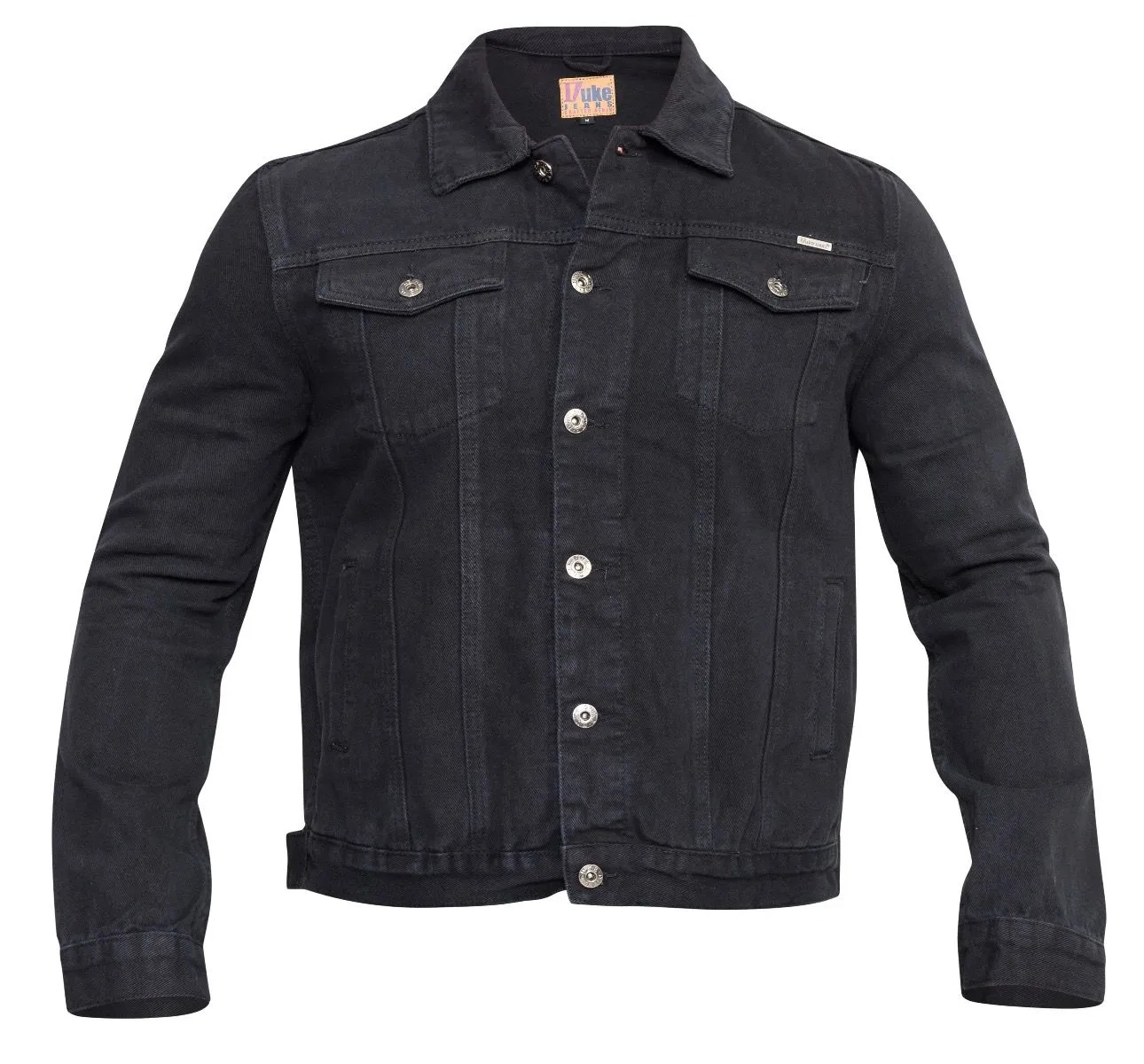 Duke Western Denim Trucker Jacket Black