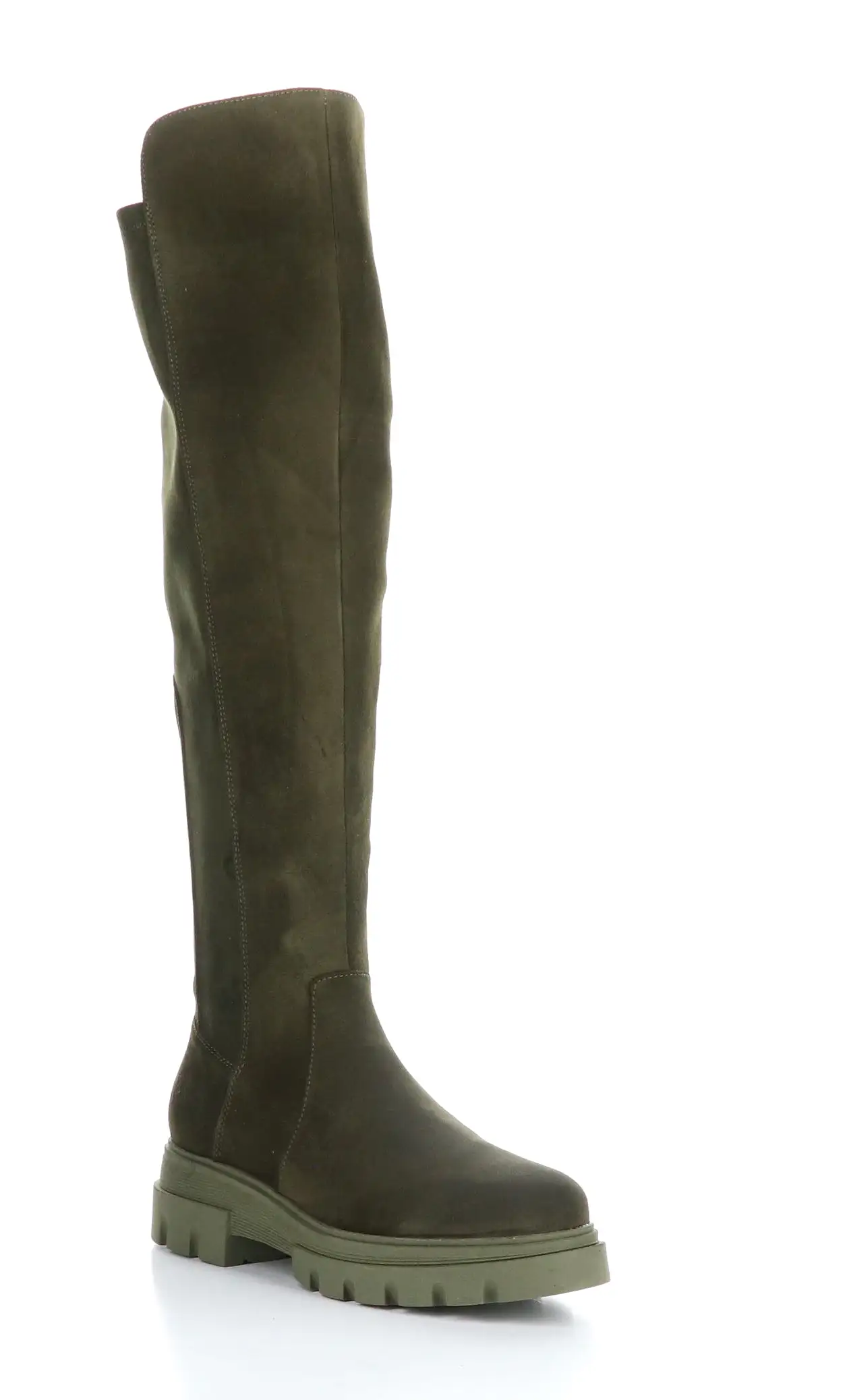 FIFTH OLIVE/KHAKI Elasticated Boots