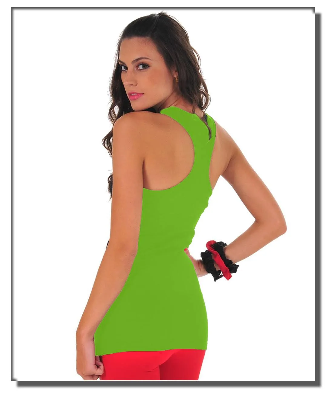 Final Sale!  Bia Brazil Activewear Extra Long Tank TT3281