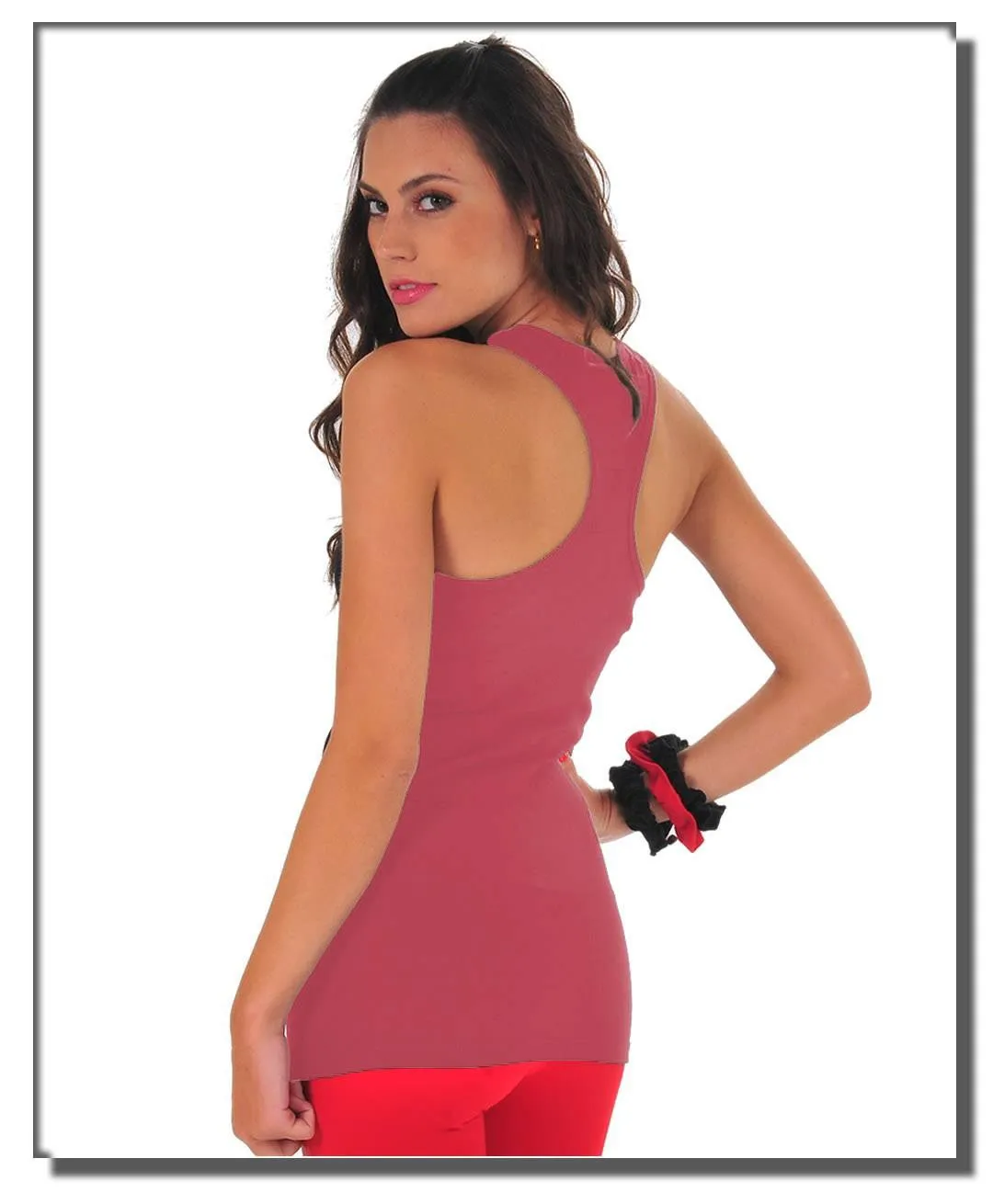 Final Sale!  Bia Brazil Activewear Extra Long Tank TT3281