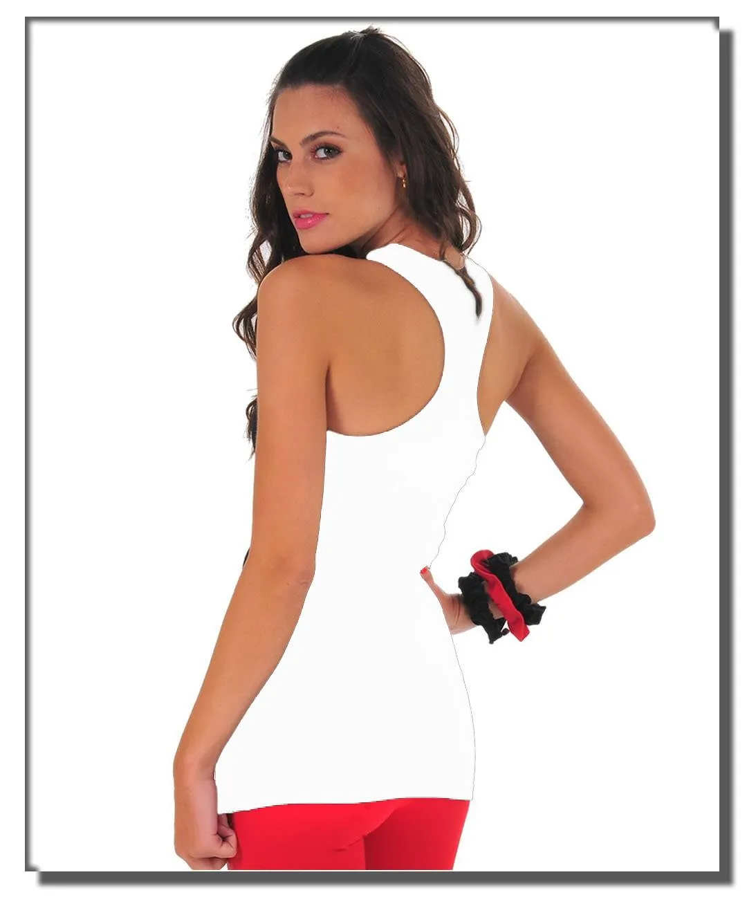 Final Sale!  Bia Brazil Activewear Extra Long Tank TT3281